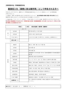 雑所得収支計算書のサムネイル